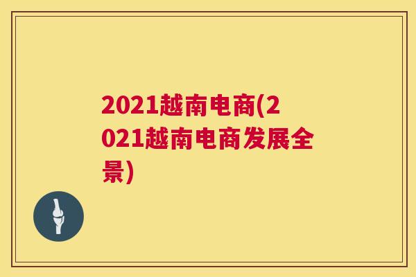2021越南电商(2021越南电商发展全景)